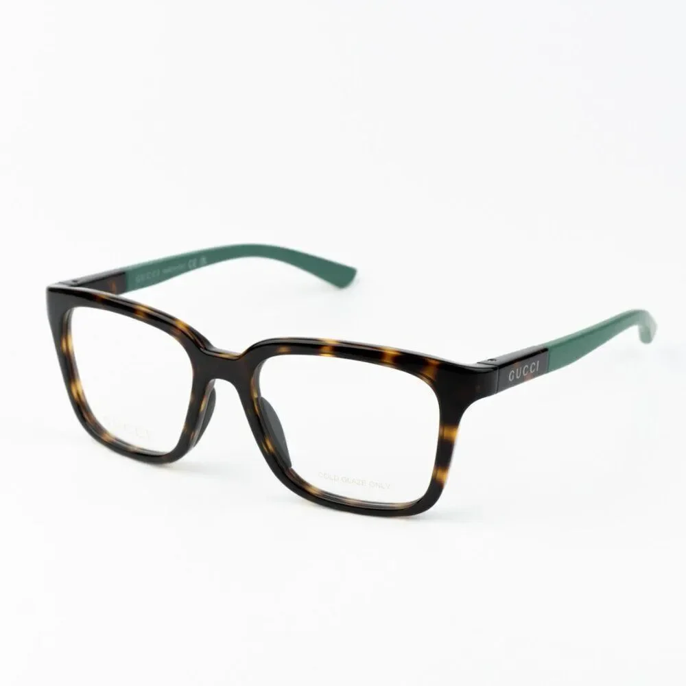 NEW Gucci GG1738O 003 Havana Green Unisex Square Eyeglasses GG 1738O